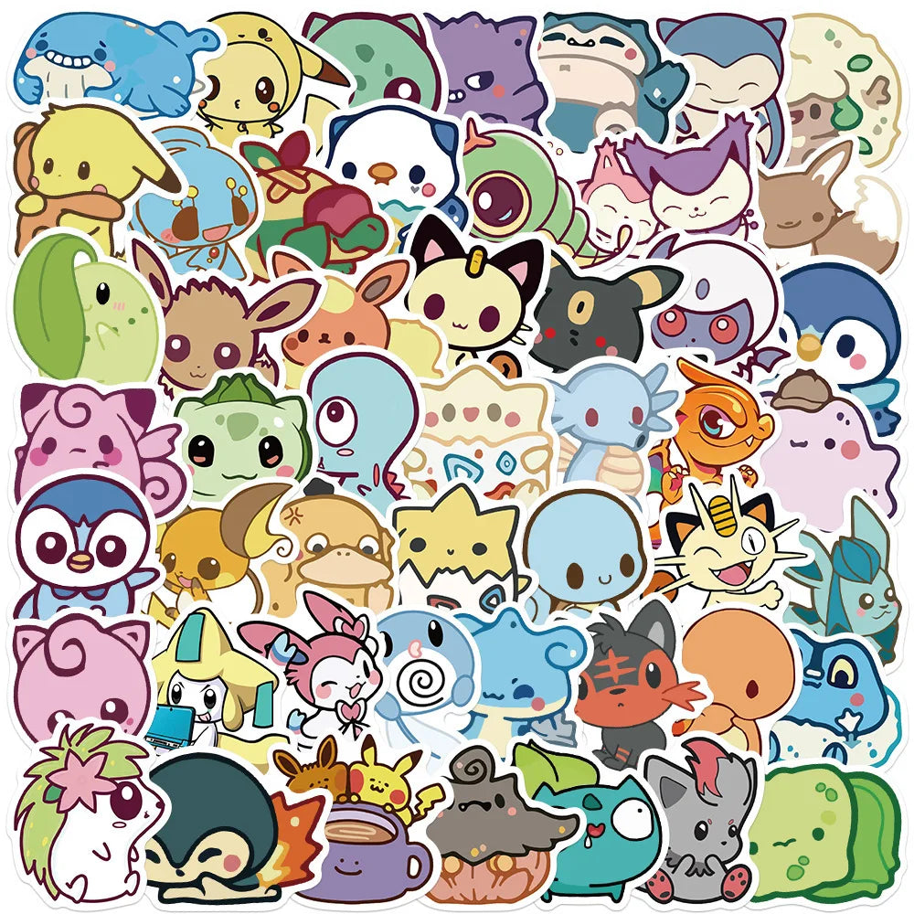 50PCS Cute Cartoon Elf Baby Graffiti Sticker Helmet Skateboard Notebook Guitar Bike Gift Toy Sticker