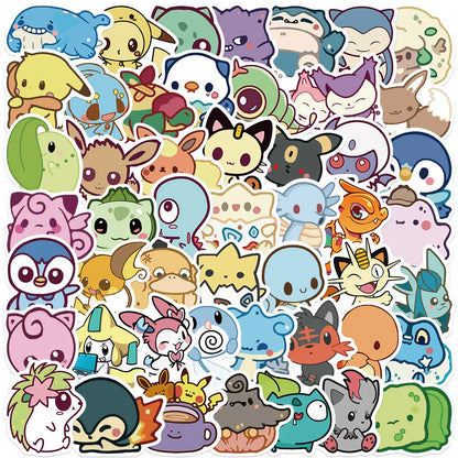 50PCS Cute Cartoon Elf Baby Graffiti Sticker Helmet Skateboard Notebook Guitar Bike Gift Toy Sticker