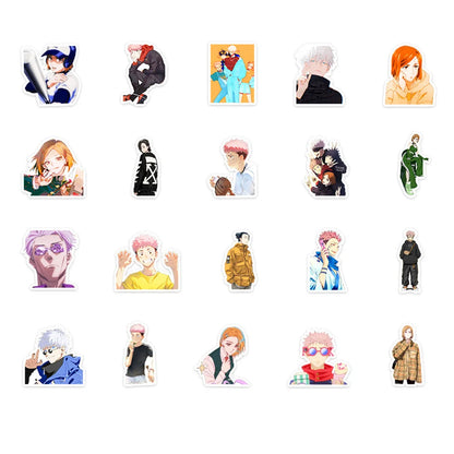 50PCS Anime Jujitsu Return War Graffiti Sticker Laptop Motorcycle Luggage Mobile Phone PVC Waterproof Sticker