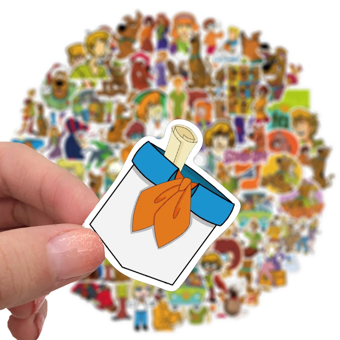 50PCS Cartoon Comedy Movie Scooby Doodle Waterproof Sticker Suitcase Notebook Mobile Phone RefrigeratorSkateboard