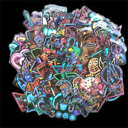 50PCS Avengers Personalized Decoration Luggage Notebook Stickers Motorcycle Mobile Phone Water Cup Stickers
