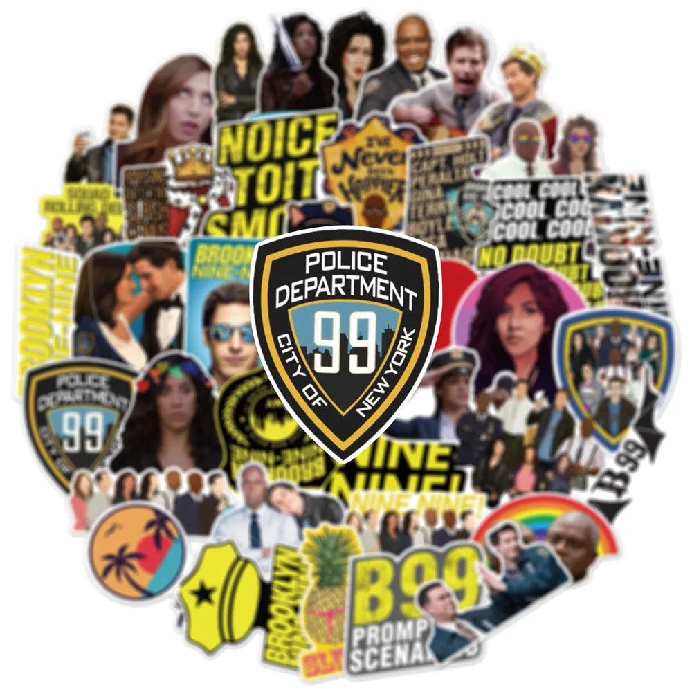 50PCS New American Drama Shenfan Detective Graffiti Waterproof Sticker Suitcase Car Water Cup Guitar Refrigerator