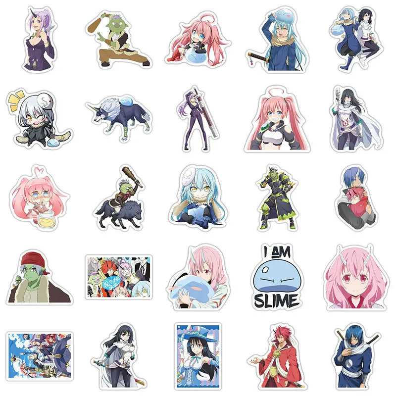 50PCS    AboutMyReincarnation Into Shrem Graffiti Waterproof Sticker Suitcase Notebook Refrigerator Stationery Box