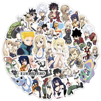 50PCS cartoon animation EDENS original graffiti stickers, personalized DIY luggage, laptop, waterproof decorative sticker toys