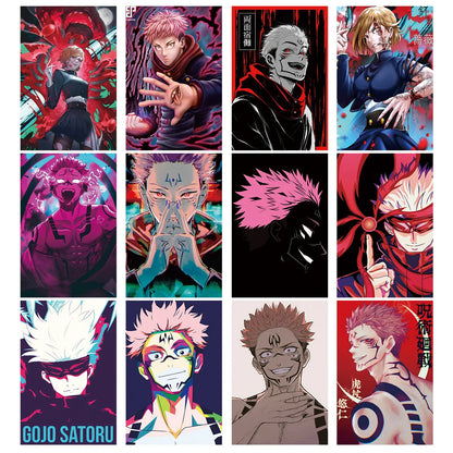 50Pcs Anime Stickers Jujutsu Kaisen Sticker Decals Vinyl on DIY Laptop Guitar Skateboard Luggage Children's Toy