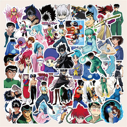 50PCS Japanese Animation Youyou White Book Graffiti Waterproof Sticker Suitcase Notebook Refrigerator Skateboard