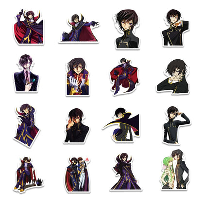 50PCS Japanese Anime Graffiti Stickers Computer Notebook Mobile Phone Water Cup Sticker Waterproof Sticker