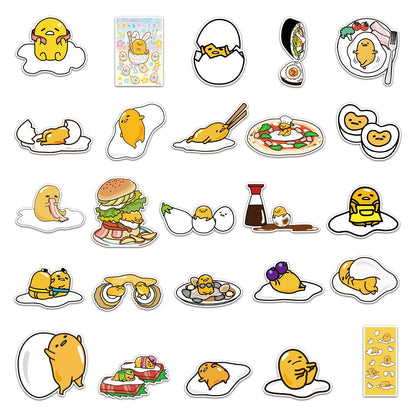 50PCS    LazyEgg Cartoon Animation Cute Graffiti Waterproof Sticker Suitcase Notebook Refrigerator Water Cup Helmet