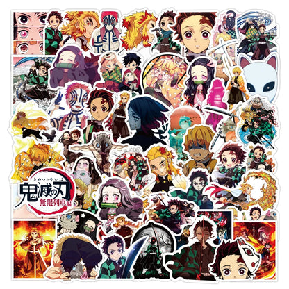 50PCS Zhang New Ghost Slayer Blade Cartoon Anime Graffiti Sticker Computer Phone Luggage Waterproof Sticker