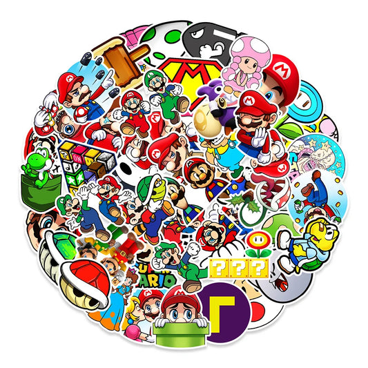 50PCS     Cartoon Graffiti Waterproof Sticker Suitcase Notebook Refrigerator Skateboard Stationery Box WaterCupHelmet