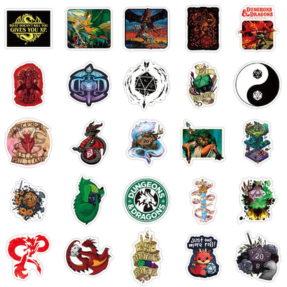 50PCS Anime Game Cartoon Graffiti Sticker Luggage Notebook Water Cup Stationery Sticker
