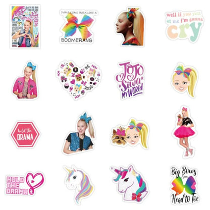 50PCS   CuteGirl Notebook Hand Account Graffiti Skateboard Suitcase Decoration Waterproof Sticker Toy