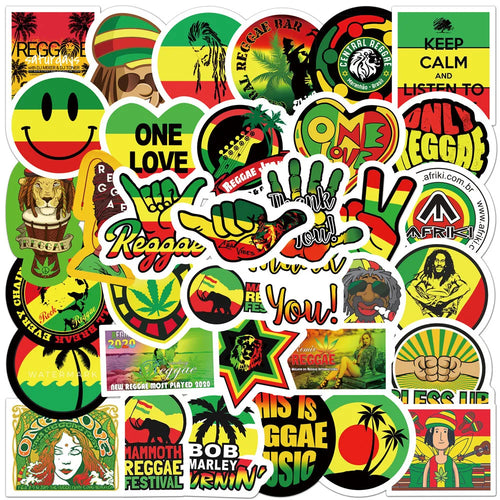 50PCS Personality Color Graffiti Laptop Guitar Motorcycle Luggage Skateboard Bike Waterproof Stickers