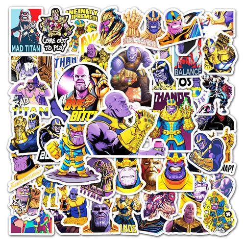 50PCS Thanos Animation Graffiti Waterproof Sticker Suitcase Notebook Skateboard Refrigerator Stationery BoxHelmet