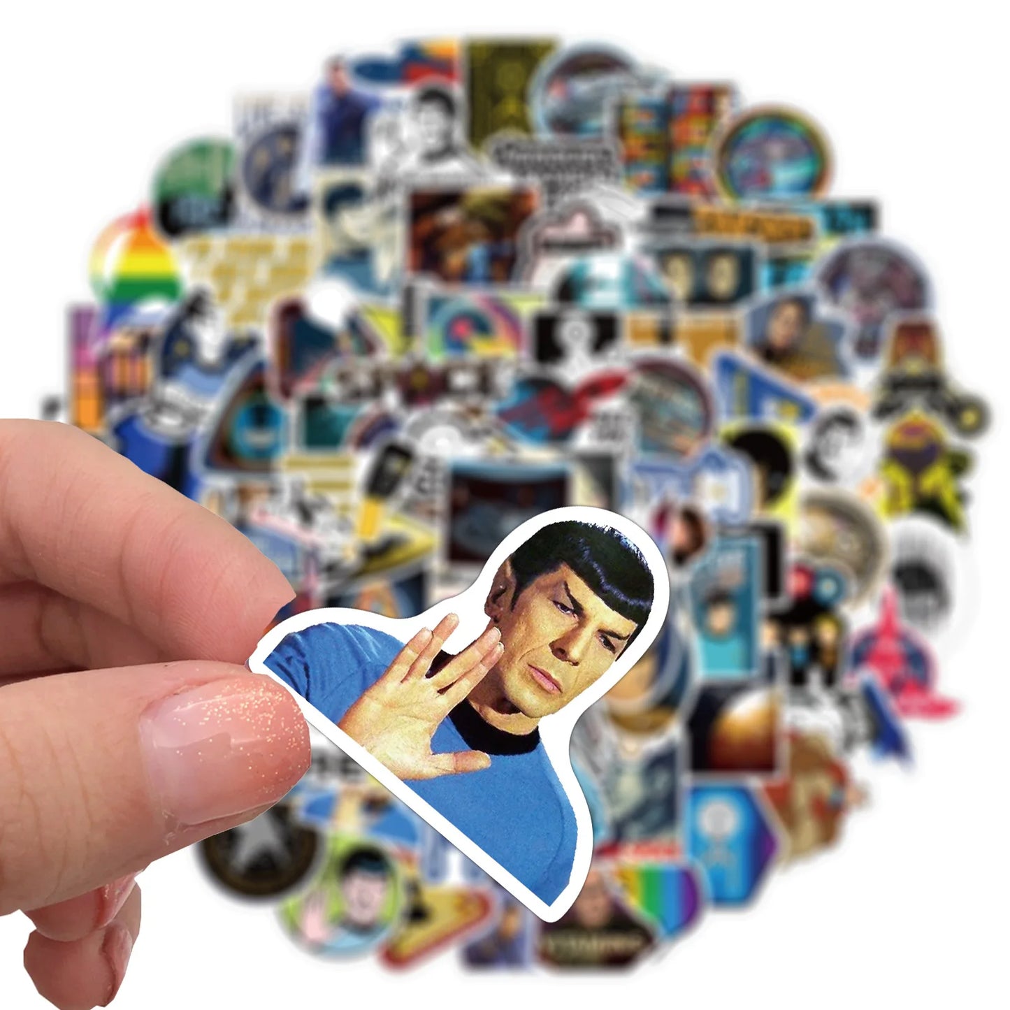 50PCS Movie Star Trek Graffiti Waterproof Sticker Suitcase Notebook Mobile Phone Refrigerator Skateboard WaterCup