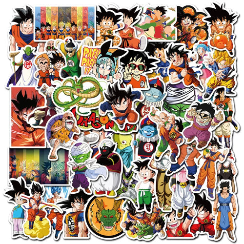 50PCS Classic Anime Cartoon Character Sticker Cute Graffiti Sticker Sticker Waterproof Decoration