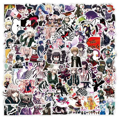 50PCS new projectile breaking theory anime graffiti stickers mobile phone skateboard luggage notebook water cup stickers