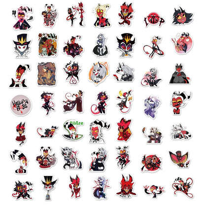50PCS Do Not Repeat Anime Evil Boss Graffiti Stickers DIY Luggage Refrigerator Waterproof Stickers