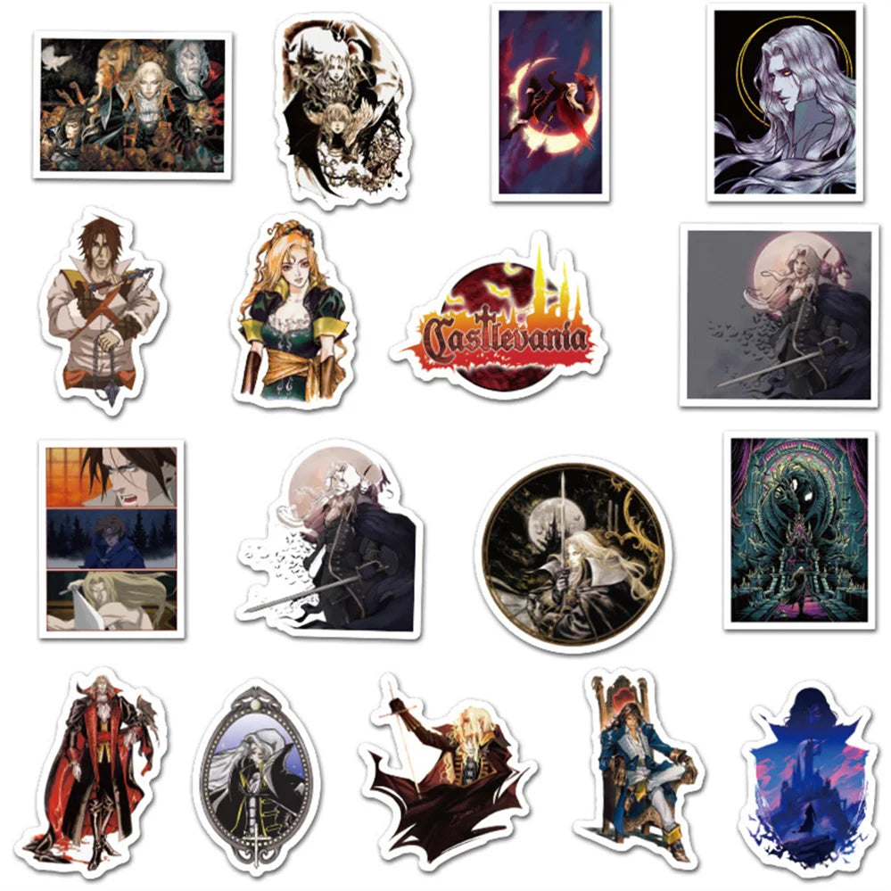 50 pieces of Japanese cartoon and anime graffiti stickers, personalized DIY diary, suitcase, laptop, phone case, planner, skateboard decoration, waterproof sticker toys