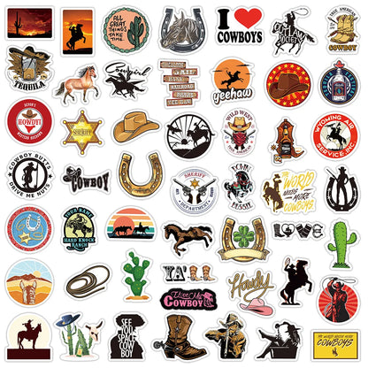 50PCS Horror Theme Christmas Night Waterproof Sticker Suitcase Notebook Refrigerator Skateboard Water Cup Helmet
