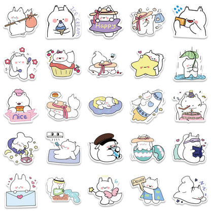 50pcs Baby Squirrel Graffiti Personality DIY Decoration Suitcase Mobile Phone Case Guitar Toy Sticker