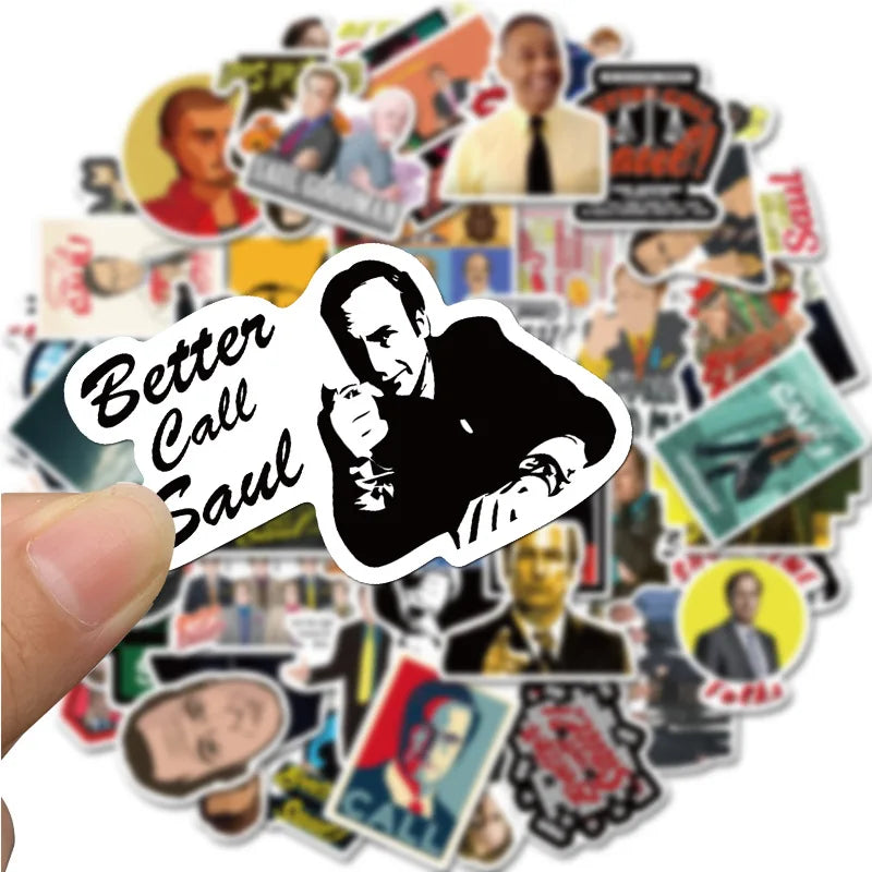 50PCS American Classic Drama Humor Lawyer Character Graffiti Car Refrigerator Helmet Trunk Stickers