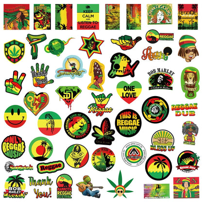 50PCS Personality Color Graffiti Laptop Guitar Motorcycle Luggage Skateboard Bike Waterproof Stickers