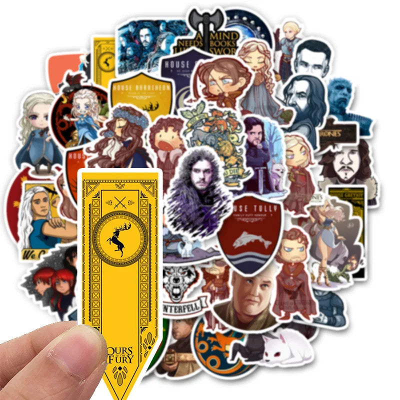 50 pieces of American TV series copyright and controversy graffiti stickers, personalized decoration luggage, laptops, guitars, bicycles, skateboards, gift stickers, toys