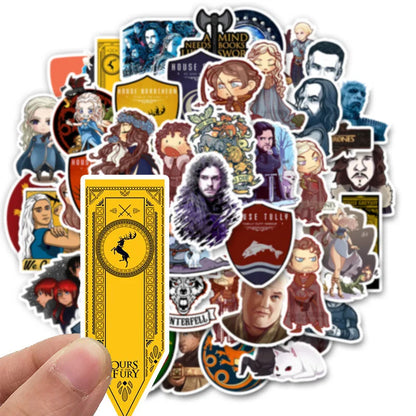 50 pieces of American TV series copyright and controversy graffiti stickers, personalized decoration luggage, laptops, guitars, bicycles, skateboards, gift stickers, toys