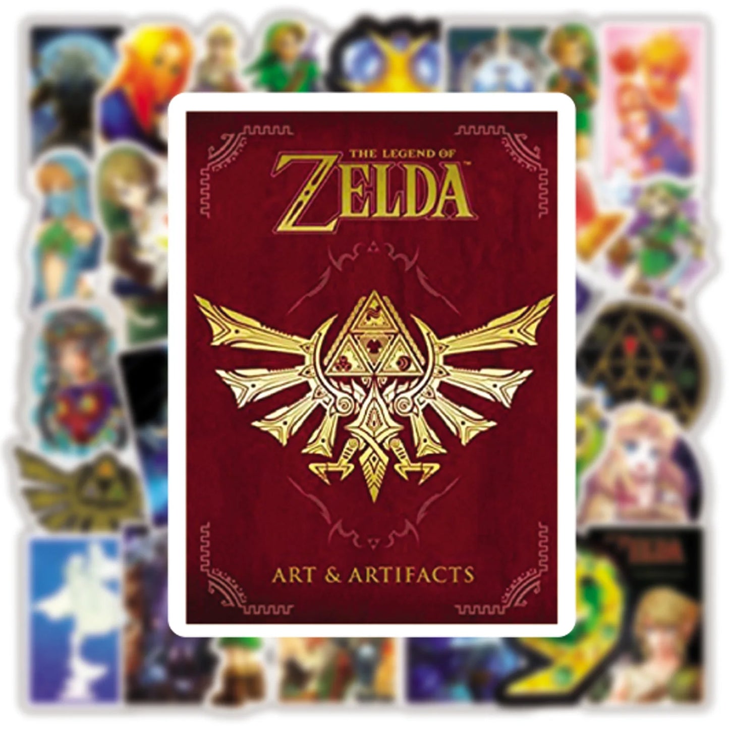 50PCS Zelda Legend Graffiti Waterproof Sticker Suitcase Notebook Refrigerator Skateboard Stationery Box Water Cup