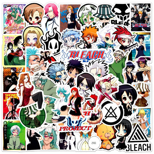 50PCS Bleach Realm Animation Graffiti Sticker Waterproof Suitcase Notebook Mobile Phone ChildrenWaterproofSticker
