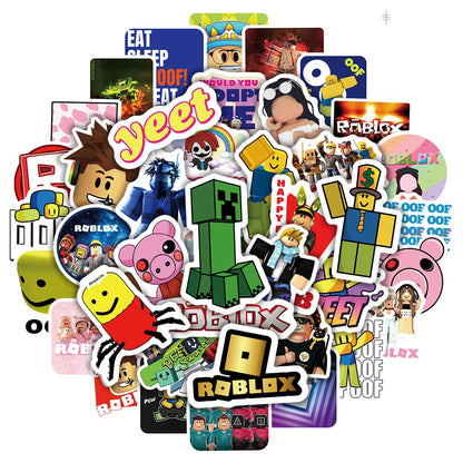 50PCS New Robles Game Personalized Graffiti Sticker Trolley Case Notebook Cup Waterproof Skateboard Refrigerator