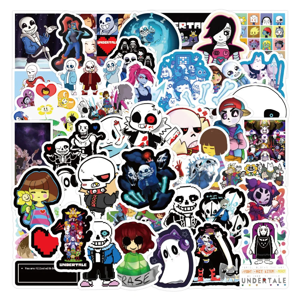 50pcs Game Legend Graffiti Sticker Waterproof Luggage Compartment Notebook Scooter Refrigerator Sticker Custom