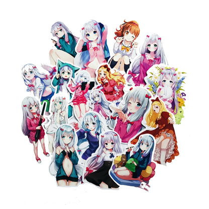 50pcs Popular Japanese Cartoon Teacher Elomanga Graffiti Sticker Trunk Waterproof Sticker