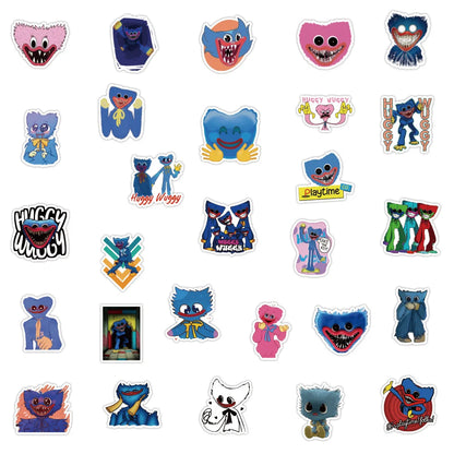 50PCS Popy Playtime Game Personalized Decoration Graffiti Waterproof Sticker Notebook Skateboard Water Cup Helmet