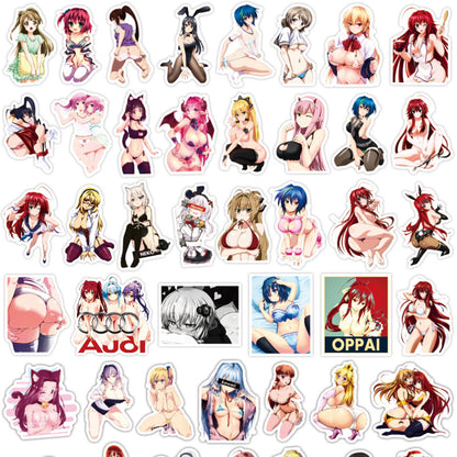 100PCS Anime Kawaii Sticker Pack, Cute Cartoon Doodles with a Stylish Edge for Otaku Culture and Collections