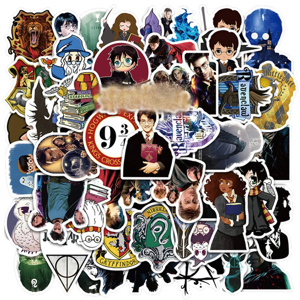 50PCS Magic Porter Personalized Sticker Suitcase Luggage Guitar Car Waterproof Graffiti DIY Sticker