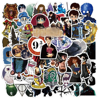 50PCS Magic Porter Personalized Sticker Suitcase Luggage Guitar Car Waterproof Graffiti DIY Sticker