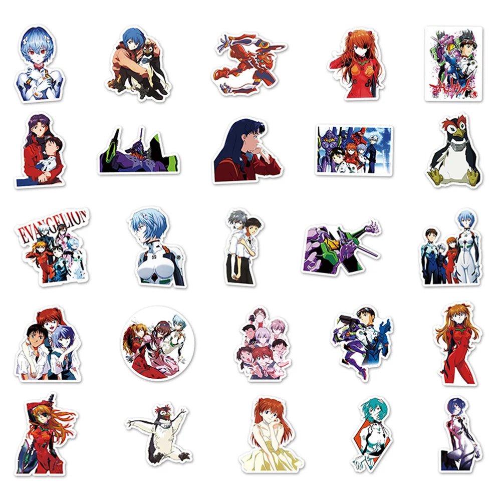 50PCS Riman New Century Gospel Soldier Graffiti Waterproof Sticker Suitcase Notebook HelmetRefrigeratorSkateboard