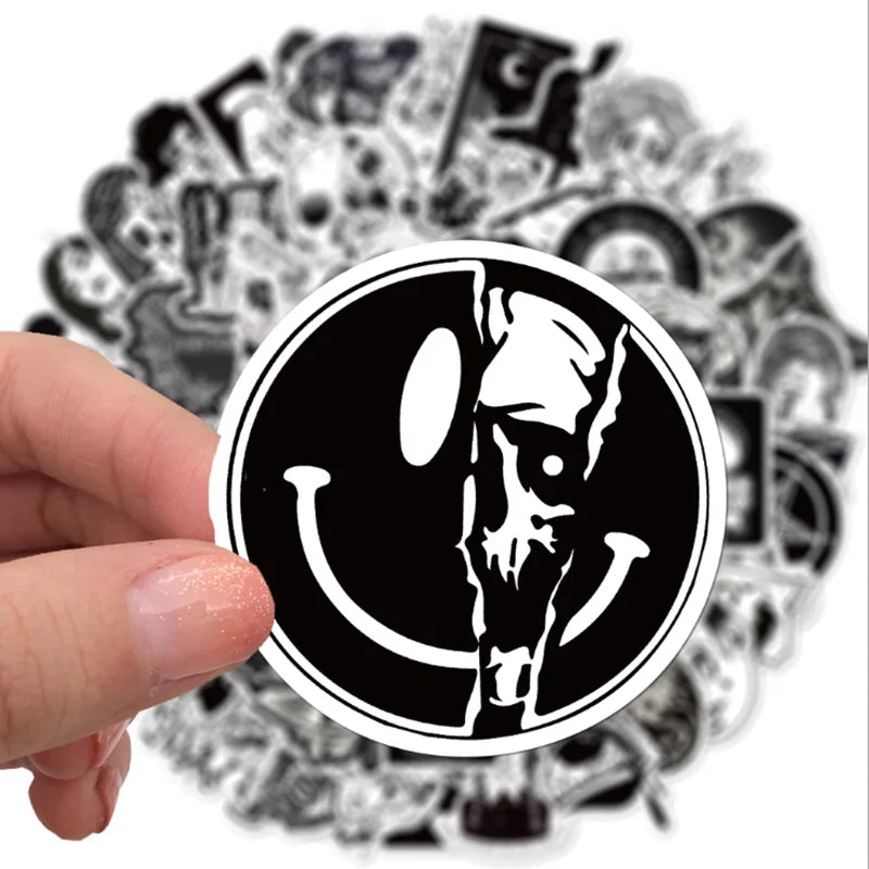 50PCS Gothic Sticker Motorcycle Phone Case Skateboard Luggage Waterproof Graffiti Sticker Toy