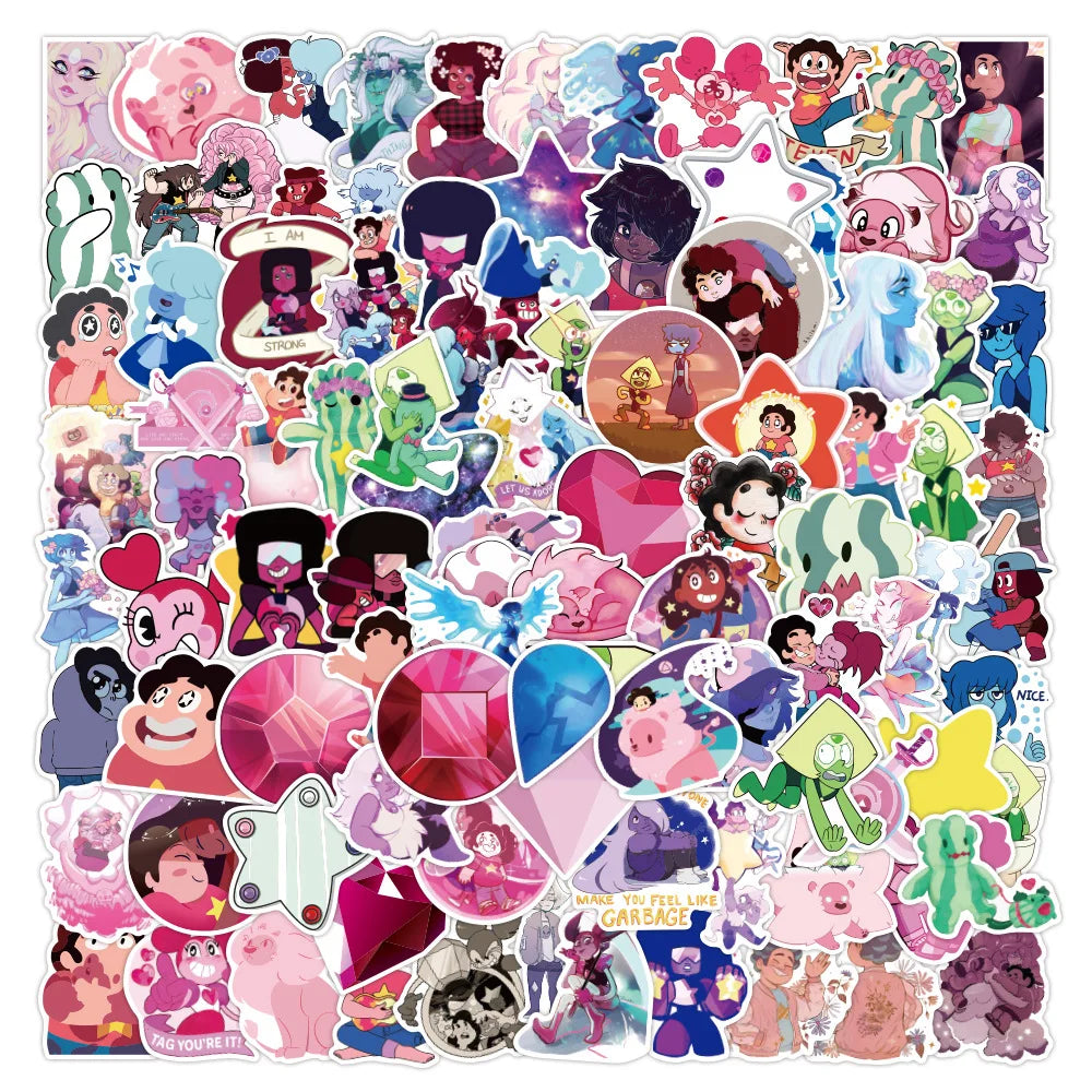 50PCS Universe Boy Animation Graffiti Waterproof Sticker Suitcase Car Guitar RefrigeratorSkateboardWaterCupHelmet
