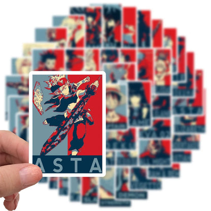 50PCS/Anime Character Collection Graffiti Laptop Guitar Motorcycle Luggage Skateboard Bike Waterproof Sticker
