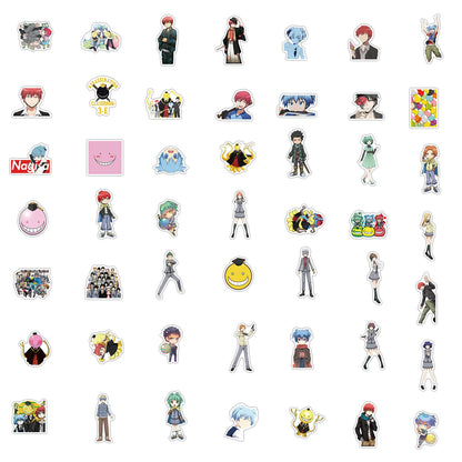 50PCS Animation Assassination Classroom Graffiti Waterproof Sticker Suitcase Notebook Mobile Phone WaterCupHelmet