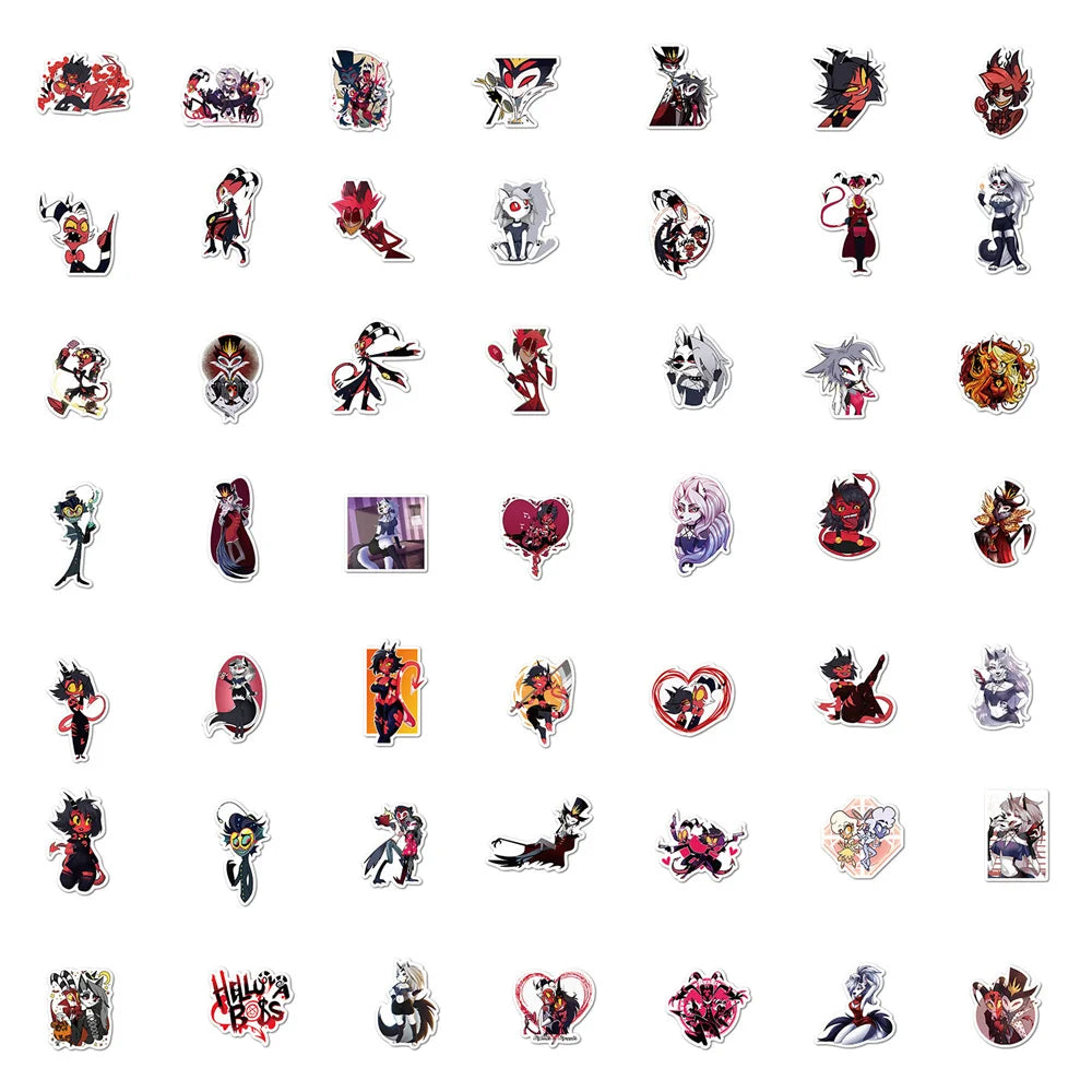 50PCS Animation Extreme Evil Boss Graffiti Waterproof Sticker Suitcase Notebook Refrigerator Skateboard Water Cup