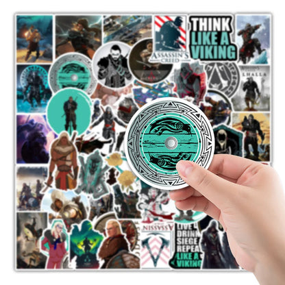 50PCS New Hot Character Shooting Game Graffiti Decoration Mobile Phone Notebook Waterproof Stickers