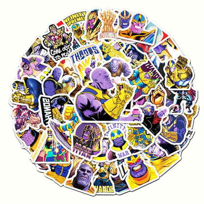 50PCS Thanos Animation Graffiti Waterproof Sticker Suitcase Notebook Skateboard Refrigerator Stationery BoxHelmet
