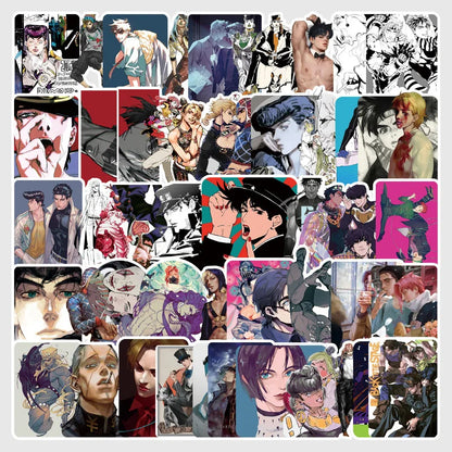 50PC Anime JOJO's Bizarre Adventure Graffiti Stickers Luggage Laptop Refrigerator Waterproof Stickers