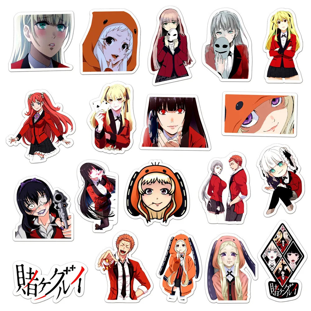 50PCS Day Man Gambling Abyss Graffiti Sticker Skateboard Luggage Waterproof Guitar Decoration Toy Wholesale