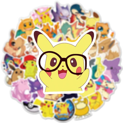 50PCS Pet Elf Animation Graffiti Sticker Waterproof Car Guitar Helmet Notebook Refrigerator Skateboard Water Cup