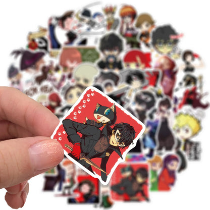 50PCS cartoon Japanese anime Shin Megami Reincarnation game decorative style graffiti stickers, personalized, fashionable and creative DIY exquisite decorative decal cups, helmets, skateboard popular sticker toys